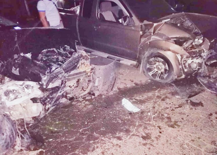 Aparatoso accidente en Santa Rosa de Lima causado por un conductor ebrio