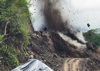 Cierran temporalmente tramo sobre kilómetro 32 de carretera al Puerto de La Libertad