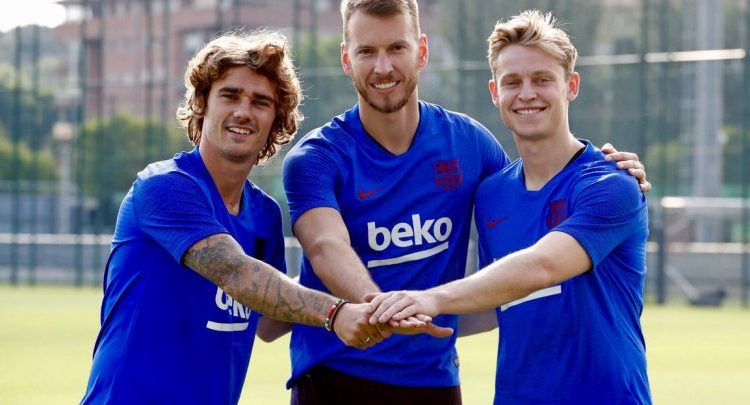 Los nuevos fichajes blaugranas tienen su primer entrenamiento en Barcelona