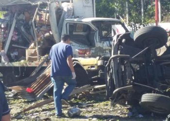 (VIDEO Y FOTOS) Explosión en venta de gas propano en Zacamil deja al menos 3 fallecidos y 20 lesionados