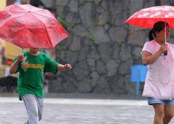 Lluvias dispersas de débiles a moderadas para este martes
