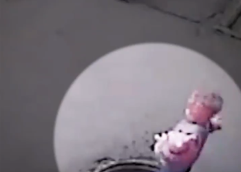 (VIDEO) Niña de dos años cae por alcantarilla y trabajadores podrían ir a la cárcel por no colocar señal