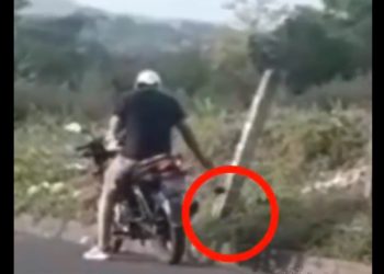 Imponen $10 a hombre que botó una lata de gaseosa en calle de San Miguel