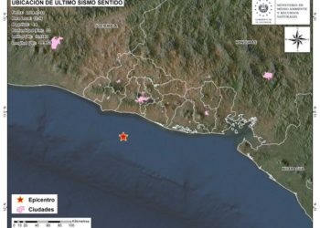 Otro sismo frente a la costa del departamento de La Libertad