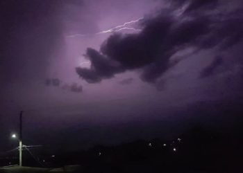 Este lunes se esperan tormentas eléctricas acompañadas de ráfagas de viento