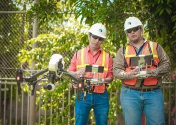 AES El Salvador innova su patrullaje de la red con uso de drones