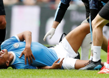 Leroy Sané del Manchester City tiene roto el ligamento cruzado anterior y pasará por el quirófano