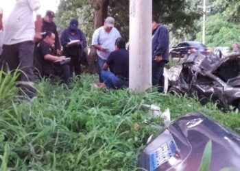 Un muerto y tres personas lesionadas deja accidente de tránsito en carretera a Santa Ana