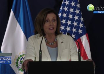 Congresista estadunidense Nancy Pelosi avala gestión del presidente Bukele