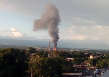 (VIDEO) Explosión en una planta de gas en Venezuela causa pánico entre la población