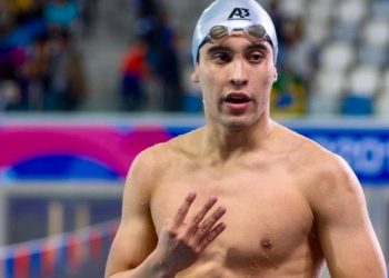 Marcelo Acosta finalizó tercero en su heat de natación en Lima y clasificó a la final de 400 metros
