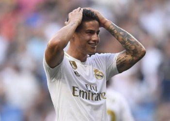 James Rodríguez se lesiona tras su primer partido con el Real Madrid
