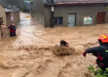 Tifón Lekima deja 32 muertos en China