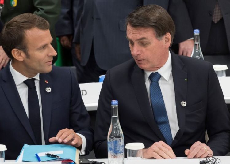 Jair Bolsonaro se burla de la esposa del presidente de Francia y éste responde