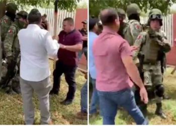 (VIDEO) Militares fueron agredidos por pobladores en Michoacán