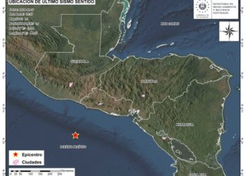 Sismo magnitud 4.1 sacude costa de Sonsonate