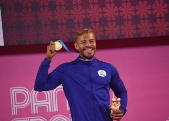 Yuri Rodríguez en fisicoculturismo gana otra medalla de oro para El Salvador en Juegos Panamericanos