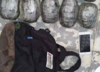 Capturan a sujeto con maletín lleno de marihuana