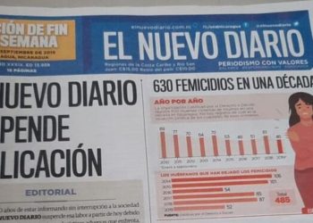 Debido al bloqueo de entrega de papel y tinta cierran tres periódicos críticos al gobierno de Nicaragua
