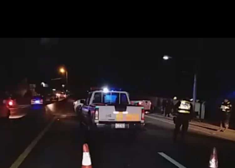 Varios autos arrollan a un hombre la carretera Troncal del Norte