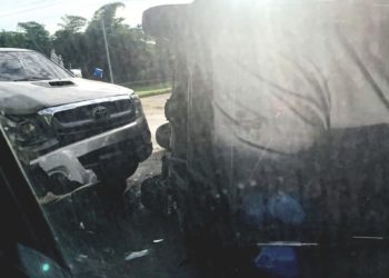 Diputado de ARENA sufre accidente de tránsito en la carretera a Santa Ana