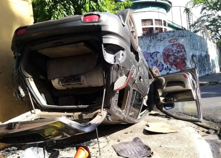 Una persona lesionada deja accidente de tránsito en la avenida España