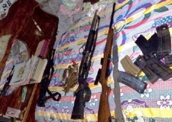 Decomisan tres fusiles y una escopeta en San Miguel