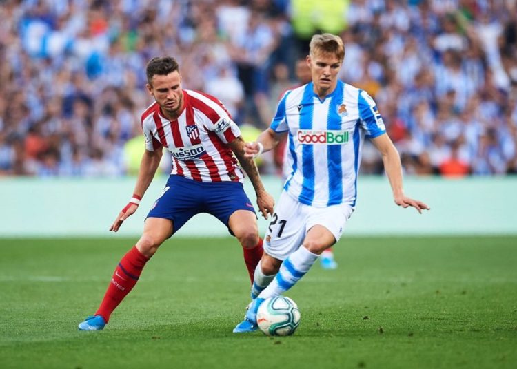 Odegaard tumba al Atlético de Madrid