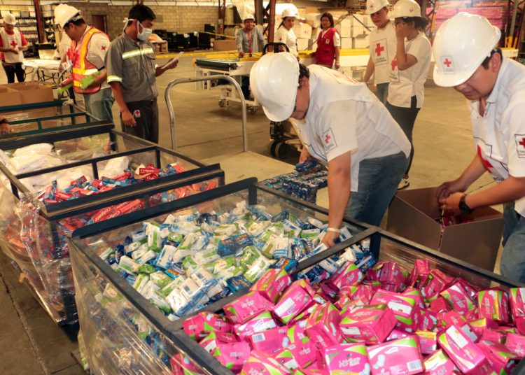 Cruz Roja prepara a voluntarios para el manejo y distribución de centros de acopio