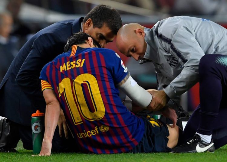 DT del Barcelona Ernesto Valverde no sabe cuánto tiempo Messi estará de baja