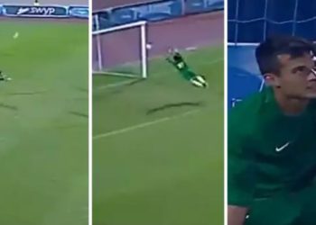 (VIDEO) Un portero egipcio se lanza ‘a lo Superman’ para evita un gol