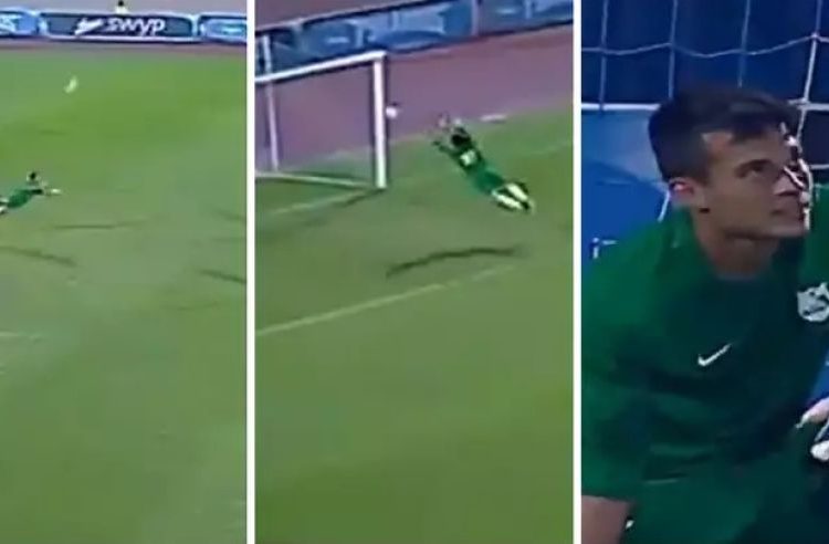 (VIDEO) Un portero egipcio se lanza ‘a lo Superman’ para evita un gol