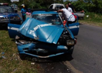 Tres personas gravemente lesionadas en accidente en Cojutepeque
