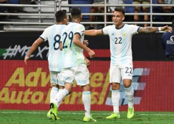 Argentina con un triplete de Lautaro Martínez vence 4-0 a México