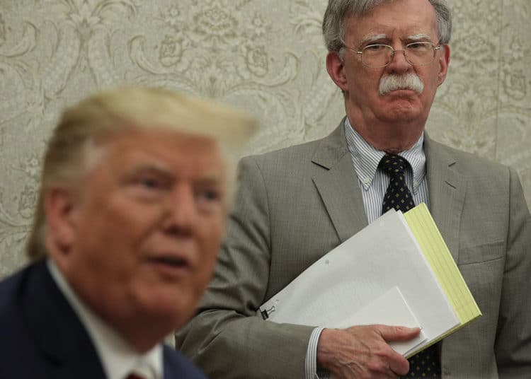 Donald Trump despidió a su asesor de Seguridad Nacional, John Bolton