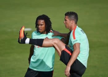 (VIDEO) El raro gesto de Cristiano Ronaldo en el entrenamiento de Portugal