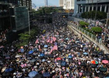 Los manifestantes de Hong Kong pidieron a Donald Trump que apoye la autonomía de la isla