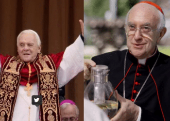 Salió el avance de la película «Los dos papas», con Jonathan Pryce y Anthony Hopkins