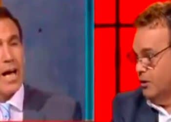 (VIDEO) David Faitelson le dice borracho a compañero set y este lo llama cerdo del micrófono