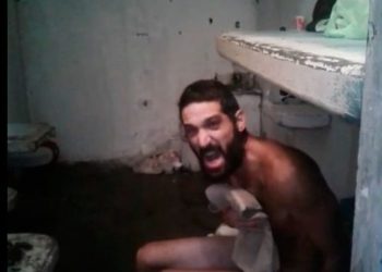 Un recluso que se cree gato se quiere suicidar porque lo bañaron a la fuerza