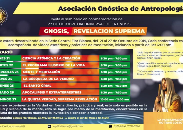 Inicia la celebración del Día Universal de la Gnosis