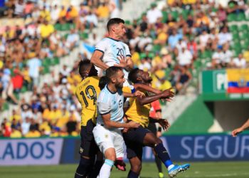 La selección argentina goleó 6-1 a Ecuador en amistoso