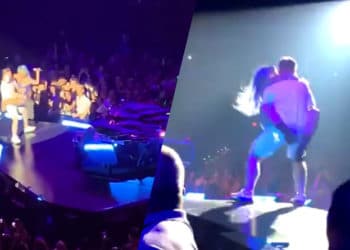 (VIDEO) Lady Gaga sufre tremenda caída durante concierto en Las Vegas