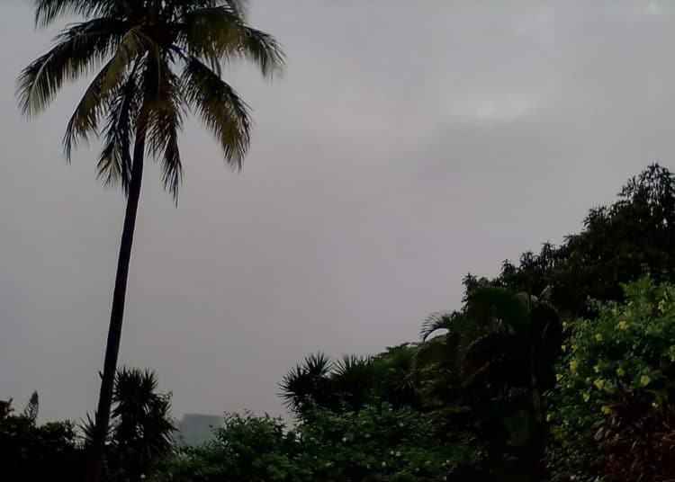 Lluvias moderadas este martes por una baja presión en el caribe