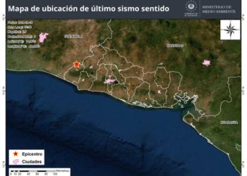 Actividad sísmica mantiene en alerta a pobladores de San Lorenzo, Ahuachapán