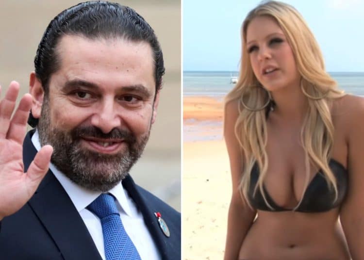 Primer ministro de Líbano hace millonaria a su amante, una modelo sudafricana