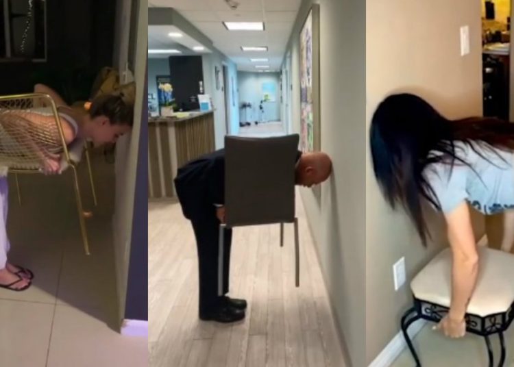 Qué es el #ChairChallenge, el desafío viral que sólo pueden superar las mujeres
