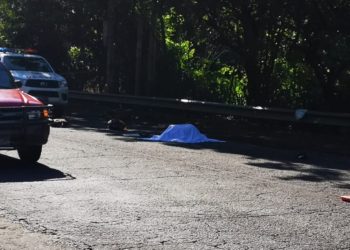 Ciclista muere arrollado en Moncagua, San Miguel