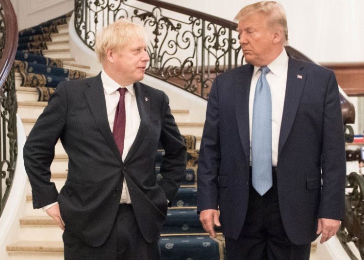 Boris Johnson pidió a Trump que se mantenga alejado de las elecciones británicas