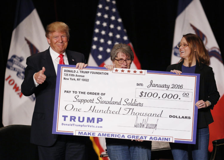 Juez ordena a Trump pagar $2 millones por malversar fondos de su organización caritativa